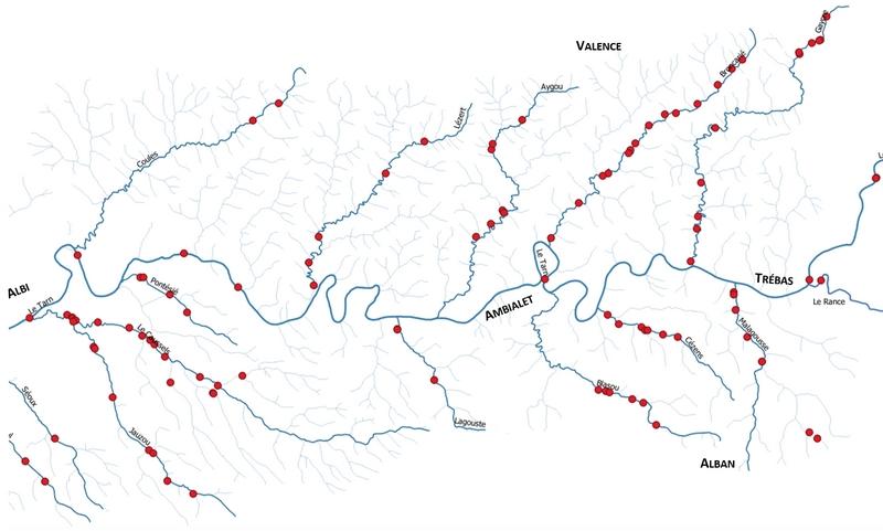 Continuite ecologique bv tarn aval amont